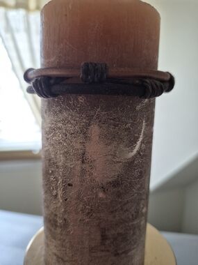 Handcrafted Brown Leather Cord Bracelet